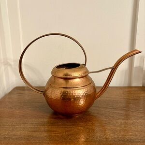 Vintage Hammered Copper Watering Can